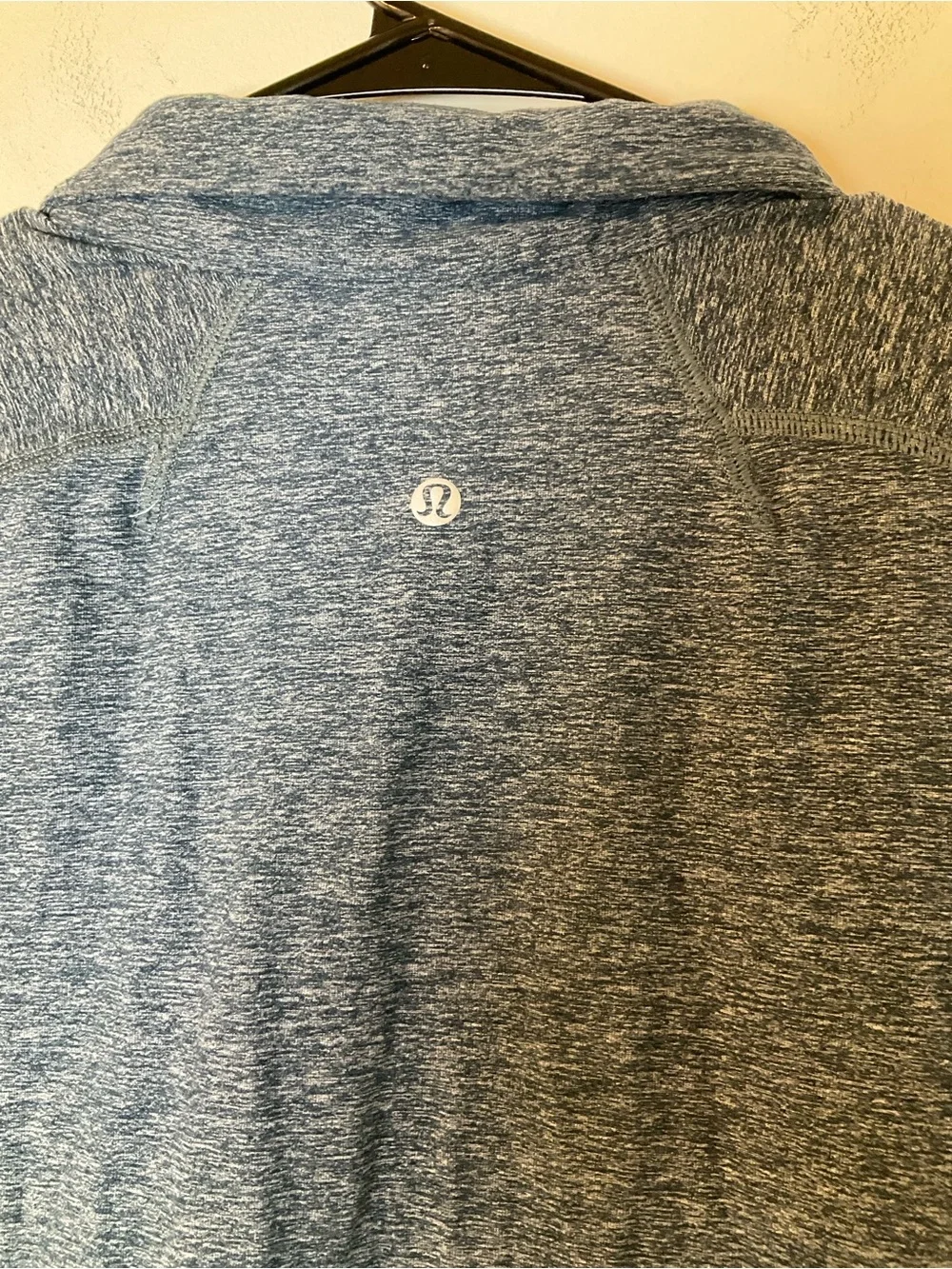 Lululemon Heathered Gray 1/4 Zip Pullover Long Sleeve Top